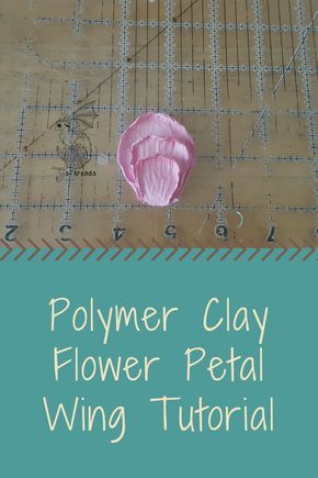 Polymer clay flower petal wing tutorial Wing Tutorial, Clay Tips And Tricks, Porcelain Crafts, Polymer Clay Sculpting, Polymer Clay Tips, Floral Tutorials, Polymer Clay Figurines, Polymer Clay Craft, Clay Tips