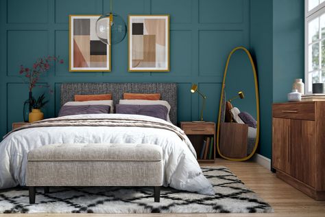 Soothing Paint Colors, Earth Tones Paint, Glidden Paint, Valspar Colors, Blue Green Paints, Bedroom Design Trends, Trending Paint Colors, Popular Paint Colors, Blue Paint Colors