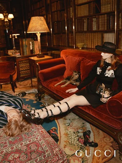 Gucci 2017, Gucci Campaign, Vanessa Redgrave, Ad Photography, Gucci Pumps, Chatsworth House, Manolo Blahnik Heels, Gucci Fashion, New Classic