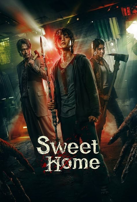 Sweet Home Kdrama Poster, Sweet Home Wallpaper, Sweet Home Poster, Korean Drama Series, Lee Do-hyun, Song Kang, Netflix Original Series, Hidden Love, Entertainment Video