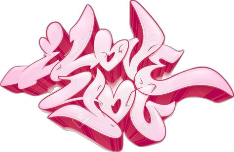 Card With Hearts, Beautiful Graffiti, Graffiti Lettering Alphabet, Graffiti Art Letters, Graffiti I, Illustration Love, Graffiti Pictures, Graffiti Heart, Love Graffiti