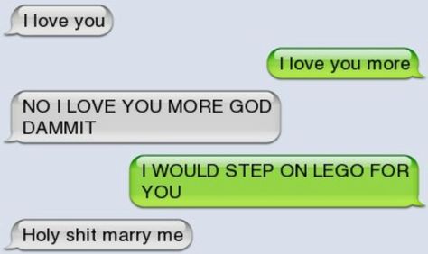 Now that's love Step On A Lego, Epic Texts, Cute Couples Texts, Cute Relationship Texts, Funny Text Posts, Cute Text Messages, Funny Text Conversations, Funny Texts Jokes, Text Jokes