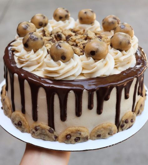 Six Vegan Sisters, Edible Chocolate Chip Cookie Dough, Cookie Dough Cake, No Bake Cookie Dough, Vegan Cookie Dough, Edible Cookie Dough, Chocolate Chip Cookie Dough, Vegan Cake, Guilty Pleasure