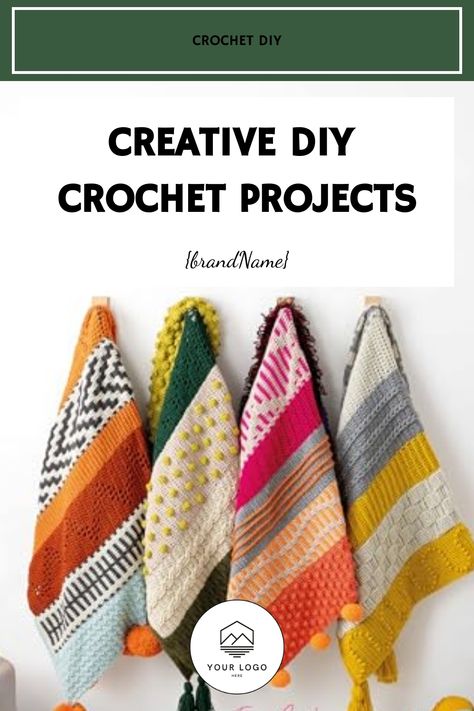 Creative DIY Crochet Projects Weekend Crochet Projects, Modern Crochet Blanket Pattern Free, Modern Crochet Blanket, Crochet Game, Strip Pattern, Modern Crochet Patterns, Creative Crochet, Your Crochet, Crochet Patterns Free Blanket