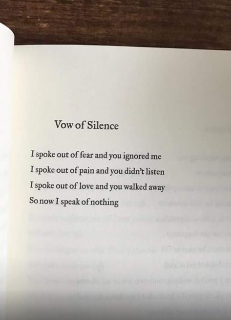 R. H. Sin.. Vow of Silence.. ♥ Her Silence Quotes Relationships, Silence Of A Woman Quotes, Mocking Someone Quotes, Silence In Relationship, Leaving Silently Quotes, Silence Woman Quote, My Silence Quotes Relationships, Silence Relationship Quotes, Quotes About Being Silenced