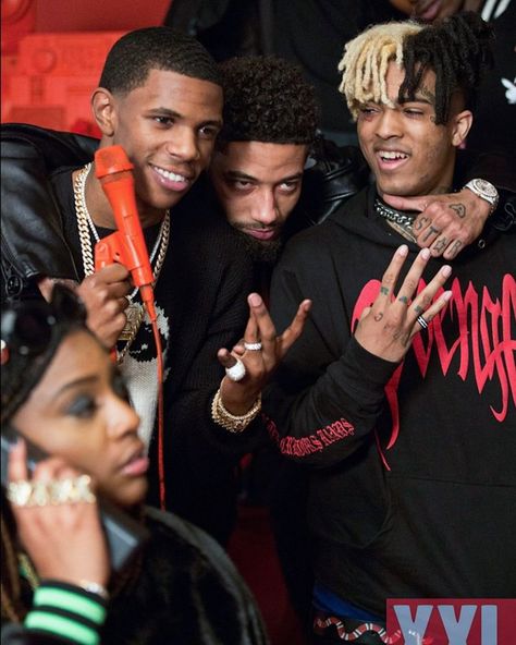 #TBT photo of A Boogie Wit da Hoodie, PnB Rock, & XXXTENTACTION at the @XXL 2017 freshman magazine photoshoot 📸 Short Inspirational Quotes About Life, Quotes And Lyrics, Celebrity Style Men, Pnb Rock, A Boogie, Xxxtentacion Quotes, Miss X, Celebrity Style Icons, Touching Words