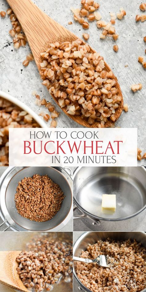 How To Cook Buckwheat, Buckwheat Recipes, Buckwheat Groats, Cooking White Rice, Dehydrated Food, Sem Lactose, Sweet Breakfast, Buckwheat, Kitchen Recipes