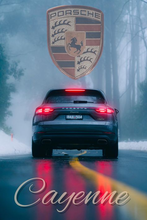 Porsche SUV | Cayenne aesthetic - winter road #automotivephotography #automotiveart #wallpaperforyourphone #wallpaperideas Cold Wallpaper, Perfect Love Quotes, Wet Road, Porsche Suv, Yin Yang Art, Stanced Cars, Iphone Wallpaper Lights, Winter Road, Automotive Photography