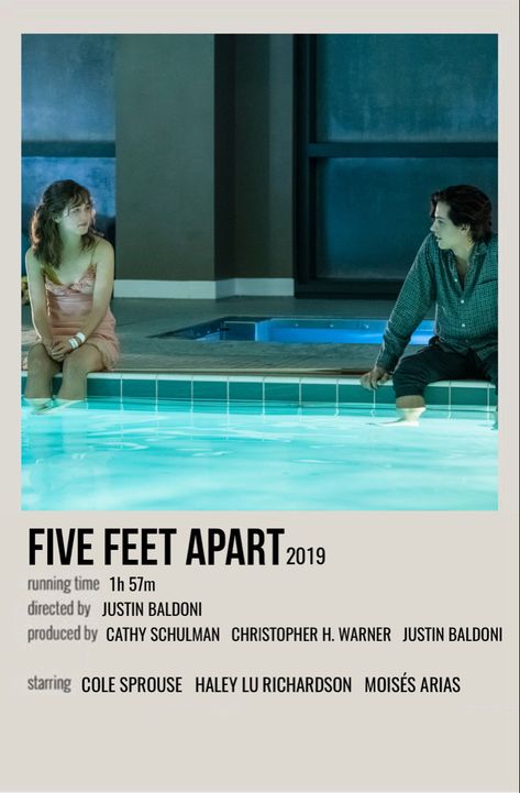 minimal polaroid movie poster for five feet apart Five Feet Apart, Indie Movie Posters, Movie Collage, To Watch, Iconic Movie Posters, Music Poster Ideas, Film Posters Minimalist, Film Posters Vintage, Retro Film