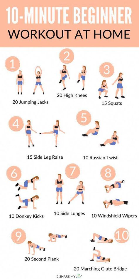 10 Minute Workout For Beginners. Easy at home workout with no equipment needed. #WeightLoss Maintain Weight Workout, Beginners Workout At Home, 30 Minute Beginner Workout At Home, At Home Workouts Without Equipment, 30 Min Exercise At Home, Free Beginner Workout At Home, 15 Minute Workout No Equipment, Weightless Workout At Home, Work Out At Home For Beginners For Women