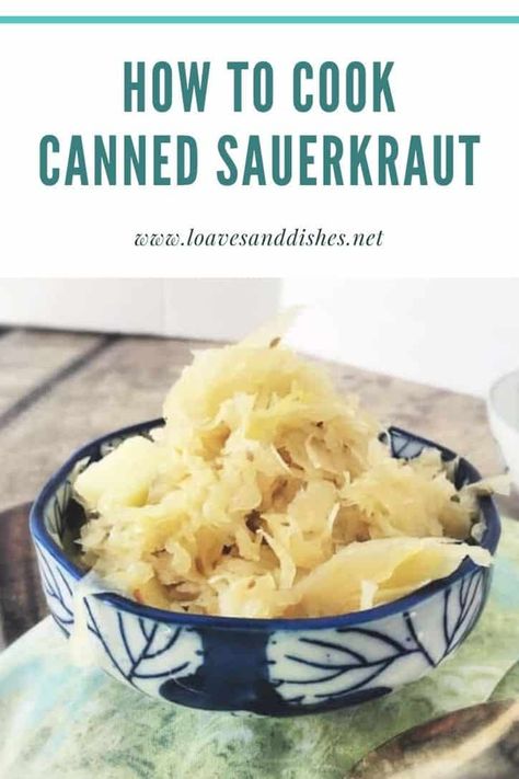 Sour, sweet, crunchy and satisfying! Plus, easy fast and affordable! This german sauerkraut recipe fits the bill perfectly with how to cook canned sauerkraut! #sauerkraut #canned Sourkrout Recipes, Canned Sauerkraut, Cooking Sauerkraut, German Sauerkraut Recipe, German Sauerkraut, Sauerkraut Recipe, Sauerkraut Recipes, Sour Taste, Cabbage Recipes