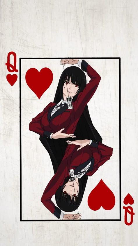 Kakegurui Wallpaper: Yumeko Jabami (Available as a product on Redbubble) Kakegurui Yumeko Wallpaper, Kakegurui Cover, Kakegurui Cards, Kakegurui Poster, Yumeko Jabami Wallpaper, Yumeko Wallpaper, Kakegurui Aesthetic, Kakegurui Wallpaper, Kakegurui Yumeko