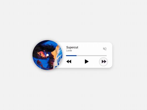 Music Widget App, Widget Gif, Music Player Widget, Iphone Music Player, Music Gif, Music Widget, Music App Design, Music Player Design, Music Player App