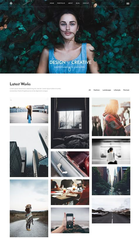 Webdesign Portfolio, Wordpress Portfolio, Wordpress Ecommerce Theme, Photography Portfolio Website, Portfolio Theme, Web Portfolio, Minimal Theme, Wordpress Ecommerce, Blog Themes Wordpress