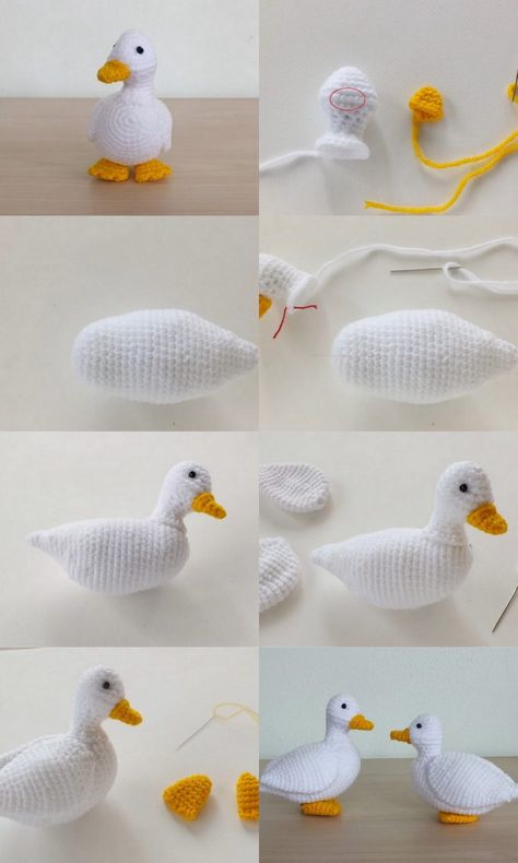 Crochet Duck Patterns Duck Amigurumi Crochet Pattern, Free Duck Amigurumi Pattern, Crocheted Duck Free Pattern, Duck Free Crochet Pattern, Duck Amigurumi Pattern, Crochet Ducks Free Pattern, How To Crochet A Duck, Free Crochet Duck Pattern, Crochet Rubber Duck Free Pattern