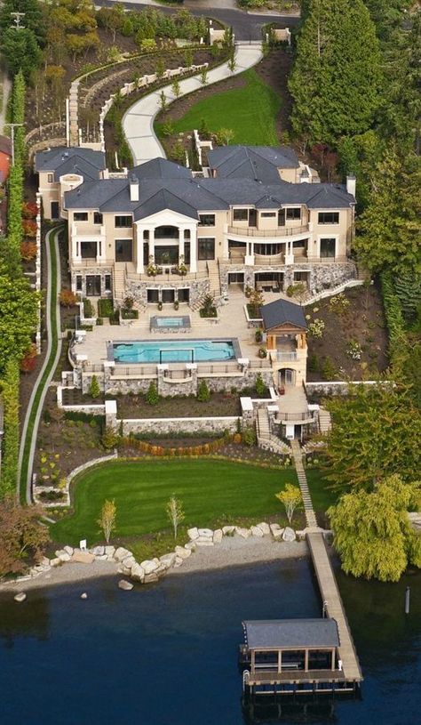 Mansion Homes, Lakefront Living, Dream Mansion, Mega Mansions, Mercer Island, Mansions Luxury, Mansions Homes, Luxury Homes Dream Houses, Dream House Exterior