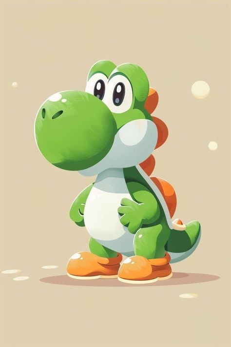 Yoshi Cute, Yoshi Art, Yoshi Drawing, Yoshi Wallpaper, Painting Cards, Classic Nintendo, Mario Fan Art, Teacher Board, Nintendo Classic