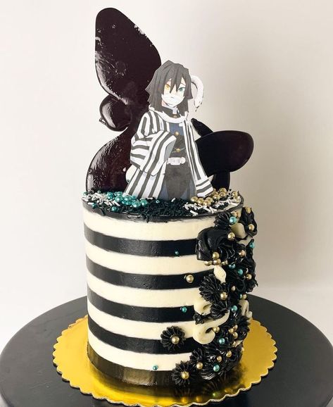 #cake #cakesofinstagram #obanaiiguro #obanai #demonslayer #hashira Demonslayer Hashira, Cake Designs For Boy, Anime Cake, Pretty Cakes, Cake Designs, Cocoa, I Can, Pastel, Canning