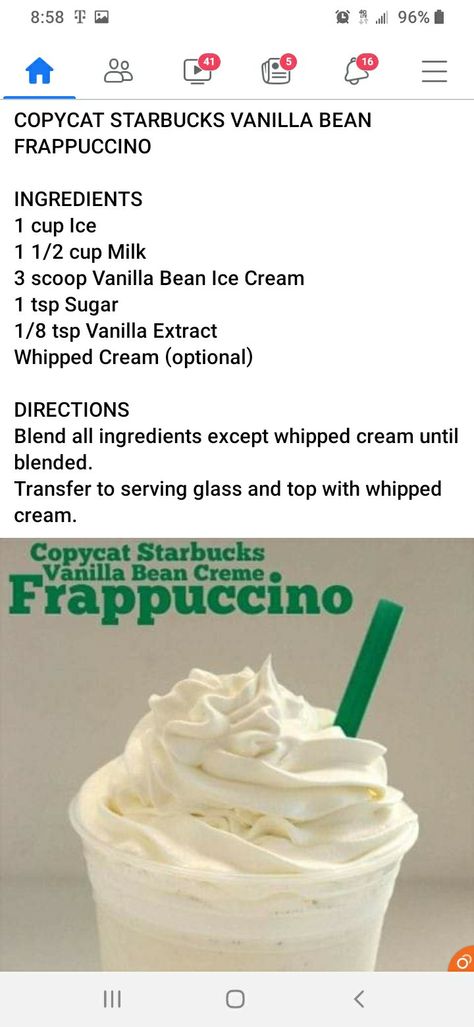 Frapachino Recipe, How To Make Vanilla Bean Frappe, Homemade Starbucks Vanilla Bean Frappe, Copycat Vanilla Bean Frappuccino, Starbucks Vanilla Bean Frappuccino No Ice Cream, Vinalla Bean Frappuccino, Starbucks Vanilla Bean Frappuccino, Starbucks Frappuccino Recipe, Vanilla Frappuccino