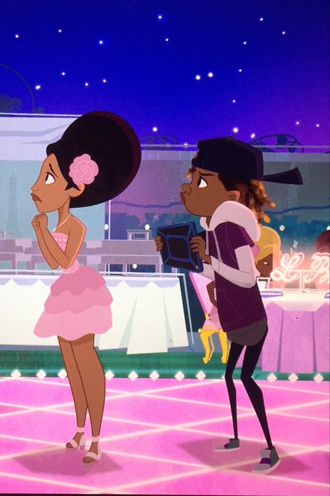 Magic Poses, Danny Phantom Sam, Penny Proud, Black Cartoons, Dance Crop Tops, Proud Family, Black Queens, Michael Art, Tv Show Outfits