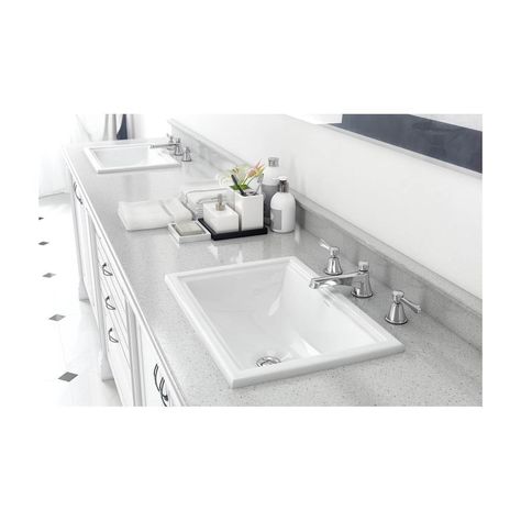 Drop In Sinks, Bathroom Double Sink, Farmhouse Bathroom Sink, Bath Showroom, Kitchen And Bath Showroom, Drop In Bathroom Sinks, Sinks Bathroom, Lavatory Sink, Drop In Sink