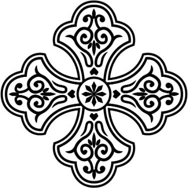 Coptic Motifs, Celtic Cross Design, Cross Coloring Page, Catholic Symbols, Coptic Art, Cross Drawing, Religious Embroidery, Chest Tattoo Ideas, Coptic Cross