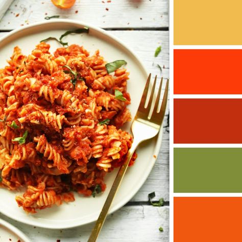 Pasta Color Palette, Pasta Color, Red Lentil Pasta, Lentil Pasta, Food Inspired, Red Lentil, Parmesan Cheese, Spicy Recipes, Color Pallets