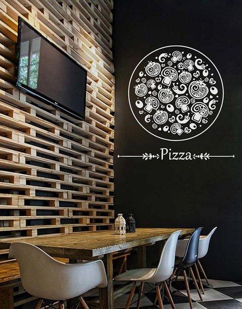 Bienvenue, vous êtes ArtWallStickers ! Pizza sticker Pizzeria Logo vinyle autocollant signe cuisine Art décorations de fenêtre pour Italien Restaurant Cafe cuisine salle à manger Decor kik1068 * Photo peut ne pas refléter la taille réelle. Il peut être plus grand pour montrer l’objet. Il vous aide Pizzeria Logo, Italian Restaurant Decor, Pizzeria Design, Restaurant Design Inspiration, Pizza Art, Decoration Restaurant, Pizza Design, Interior Wall Paint, Window Signs