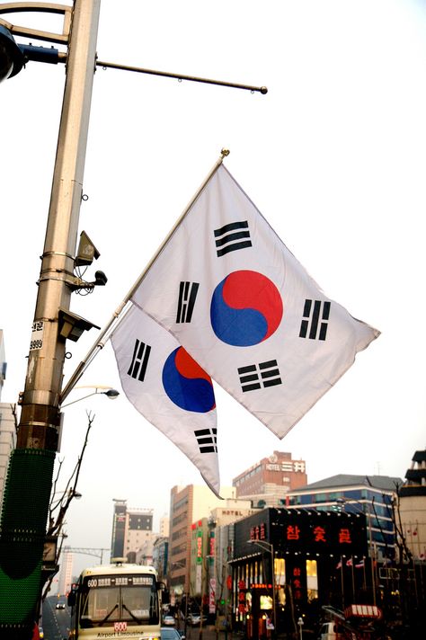 South Korea — Click on the image for facts about this topic. Citelighter lets you save, organize, and cite all of your research online. #citelighter South Korean Flag, South Korea Flag, Korea Flag, Seoul Korea Travel, Korean Flag, Cityscape Wallpaper, Korea Wallpaper, Gym Room At Home, South Korea Seoul