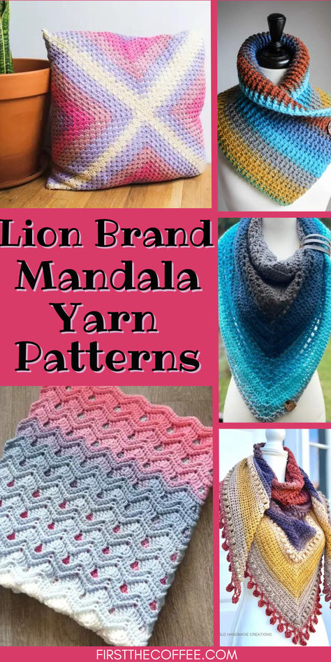 Crochet Patterns for Lion Brand Mandala Yarn Lion Brand Mandala Yarn Scarf Patterns, Lion Brand Cupcake Yarn Patterns, Mandala Cake Crochet Free Pattern, Crochet Patterns For Mandala Yarn, Crochet Pattern For Variegated Yarn, Mandala Cake Yarn Crochet Patterns, Mandala Yarn Crochet Patterns Free Scarf, Crochet Mandala Yarn Pattern, Crochet With Mandala Yarn