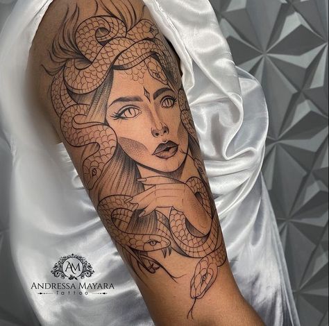 Madosaya Tattoo, Goodnight Tattoo, Savage Tattoo, Bali Tattoo, Tattoo S, Medusa Tattoo Design, Never Lie, Original Tattoos, Medusa Tattoo