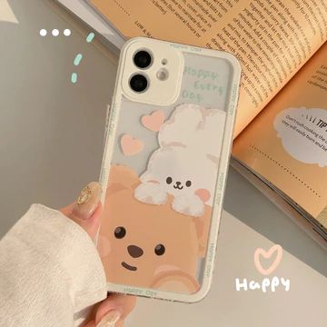 Happy Rabbit, Kawaii Iphone Case, Kawaii Phone Case, Pretty Iphone Cases, Aesthetic Phone Case, Cute Teddy Bears, Mobile Cases, Cute Cases, Cute Phone Cases