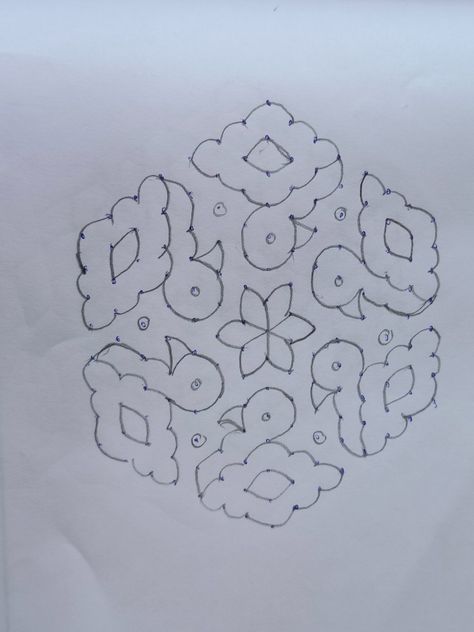 Telugu Rangoli Designs, 15 8 Rangoli, Rangoli Designs With Dots 15-8, 15 Dots Muggulu, Simple Dot Rangoli, Kolam Designs Dots, Small Rangoli Design For Daily, Thipkyanchi Rangoli, Simple Rangoli Designs With Dots