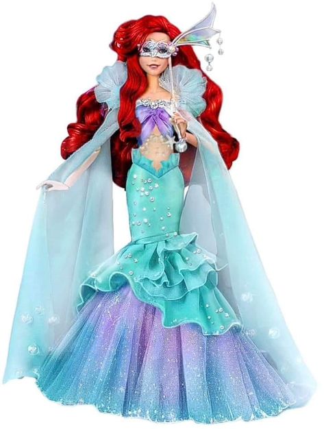 Disney Masquerade, Disfraces Ideas, Ariel Doll, Ariel Disney, Disney Rapunzel, Barbie Gowns, Best Disney Movies, Princess Inspired, Disney Fashion