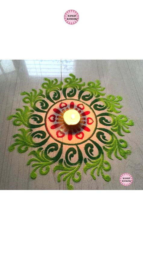 Stencil Rangoli design Rangoli Stencils Diwali, Stencil Rangoli Design, Stencil Rangoli, Very Easy Rangoli Designs, Diy Floral Decor, Rangoli Designs Flower, Rangoli Designs Diwali, Flower Rangoli, Easy Rangoli Designs