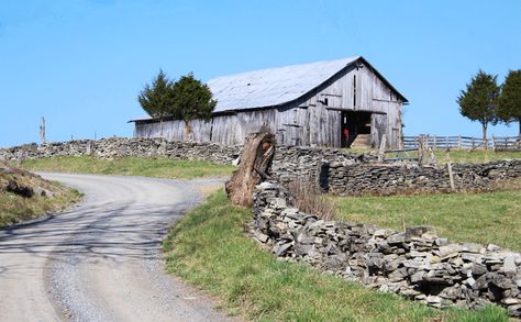 Rock Fence, Big Stone Gap, Gate City, Scott County, Southwest Virginia, Stone Fence, Cape Charles, Cash Crop, Three Day Weekend