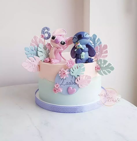 Az összes bejegyzés • Instagram Stitch Birthday Cakes Ideas, Stitch And Angel Cakes Ideas, Lilo And Stitch Birthday Cake Ideas, Stitch Birthday Party Ideas Cake, Pink Stitch Cake, Angel Stitch Cake, Stitch Cake Ideas Birthday Parties, Lilo And Stitch Cakes, Stitch Bday Cake