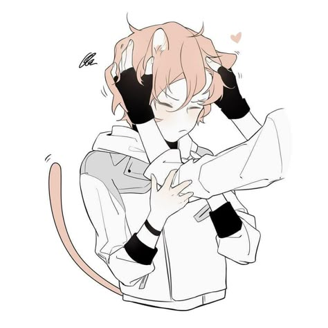 Anime Cat Boy, Neko Boy, Dazai X Chuuya, Cat Boy, Chuuya Nakahara, Cat Boys, 5 Anime, Anime Cat, Stray Dogs Anime