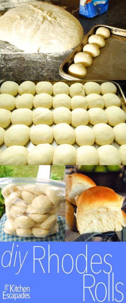 Rhodes Rolls Recipes, Rhodes Rolls, Frozen Dinner Rolls, Frozen Dinner, Dinner Roll, Frozen Dinners, Homemade Dinner Rolls, Amish Recipes, Freezer Cooking