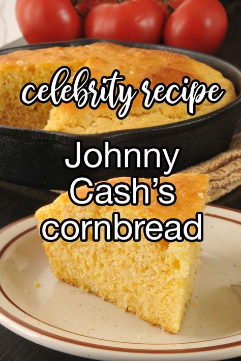 Johnny Cash's Cornbread - The most important detail of Cash's cornbread? The onions. So many cornbread recipes forget about the savory side and end up making corn cake, but Johnny's recipe gives both sweet and savory their due attention. | CDKitchen.com Trap House Cornbread, Cornbread Dishes, Cornbread Recipes, Corn Cake, Sunny Anderson, Bread Ideas, Breaking Bread, Cornbread Recipe, Corn Cakes