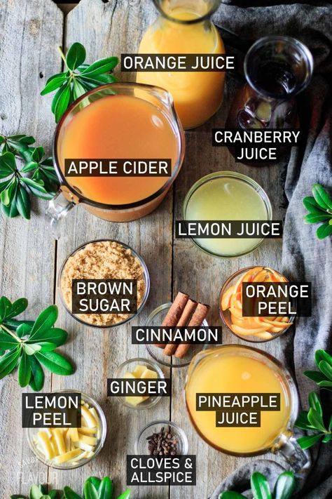 Our homemade wassail is a traditional recipe that is perfect for Christmas or anytime in the winter. Use your crockpot or stovetop to make a big batch of nonalcoholic holiday party punch. Combine these fruit juices and the mulling spices, then let it simmer and enjoy. Holiday Party Punch, Wassail Recipe, Mulling Spices, Cider Recipe, Fruit Juices, Party Punch, Fall Drinks, Christmas Drinks, Christmas Dinner