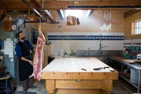 Farmstead Meatsmith Membership | Farmstead Meatsmith At Home Butcher Shop, Home Butchering Station, Home Meat Processing Room, Meat Market Butcher Shop, Home Butcher Shop Ideas, Butcher Room Ideas, Home Butcher Shop, Meat Processing Room Ideas, Meat Processing Room