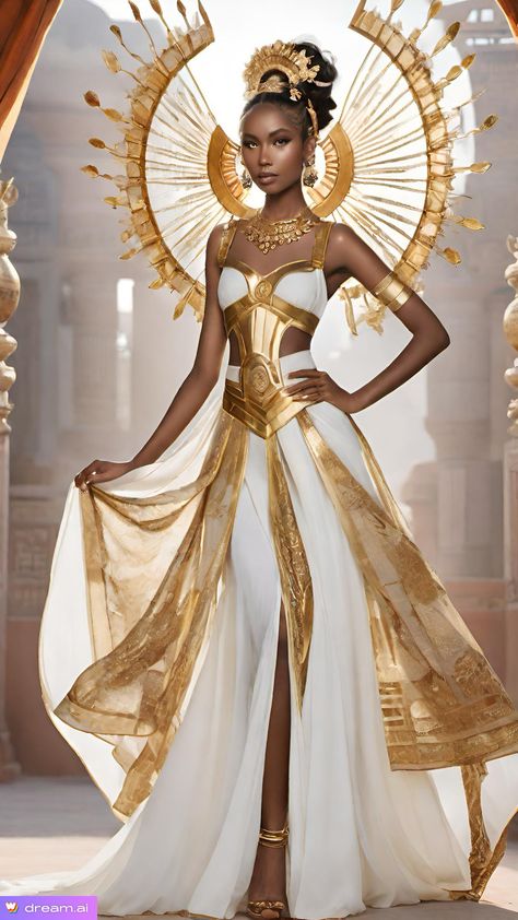 Egyptian Outfit Ideas, Egyptian Clothing Women, Egyptian Style Dress, Egyptian Queen Costume, Egyptian Outfit, Egyptian Dress, Ancient Egypt Fashion, Drag Queen Outfits, Goddess Costume