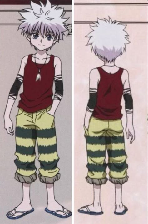 killua from hunter x hunter style Hunter X Hunter Killua Outfits, Killua Outfit Hxh, Hunter X Hunter Outfits, Killua Zoldyck Outfits, Killua Fits, Killua Inspired Outfits, Killua Chimera Ant Arc Outfit, Killua Clothes, Killua Fashion