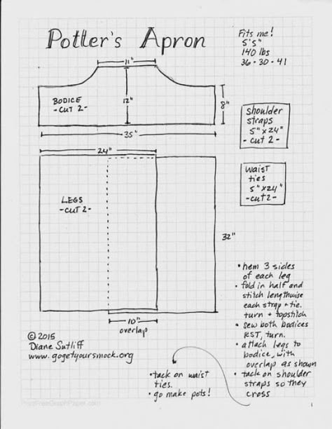 Image result for pottery apron split leg pattern #teagreencup #diypottery #diy #pottery #tools Potters Apron, Sewing Pattern Apron, Pottery Apron, Split Leg Apron, Apron Pattern Free, Diy Apron, Apron Patterns, Custom Lanyards, Apron Sewing