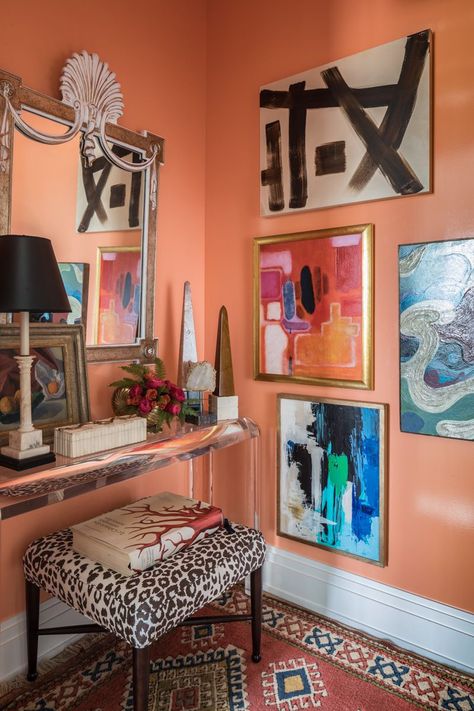 Eddie Ross, Maximalist Studios Maximalist Interior Design, Maximalist Interior, Coral Walls, Maximalist Home, Neutral Furniture, Scandi Decor, European Home Decor, Best Kitchen Designs, Maximalist Decor