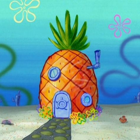 Spongebob House, Spongebob Pics, Summer Coloring, Pineapple Under The Sea, Sponge Bob, Funny Drawings, Summer Colors, Pineapple, Sweet Home