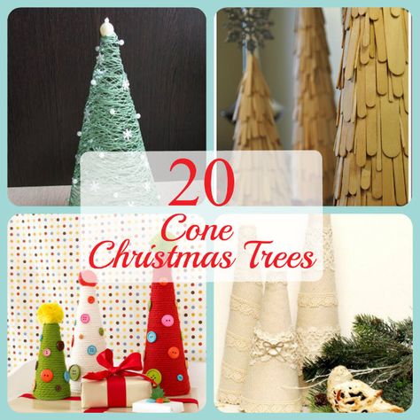 Christmas Cones, Flocked Christmas Trees Decorated, Cone Christmas Trees, Cones Crafts, White Christmas Trees, Christmas Tree Crafts, Christmas Tree Ideas, Colorful Christmas Tree, Tree Crafts