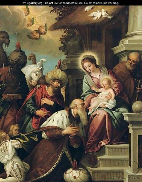 The Adoration Of The Magi, Re Magi, Nativity Painting, Copper Painting, Adoration Of The Magi, Bible Artwork, Church Icon, Roi Mage, Peter Paul Rubens