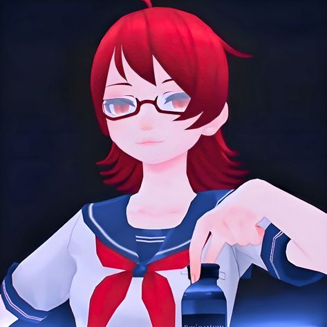 Info Chan Pfp, Yandere Simulator Info-chan, Info Chan X Ayano, Info Chan Icon, Info Chan, Yan Chan, Yendere Simulator, Mai Waifu, Ayano Aishi